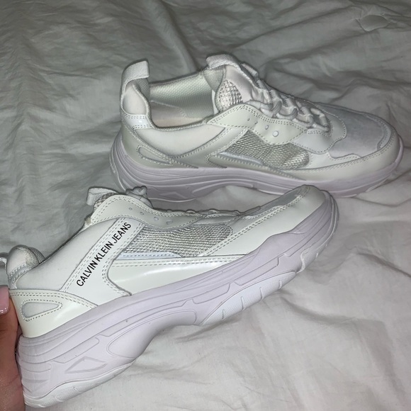 calvin klein marvin trainers womens